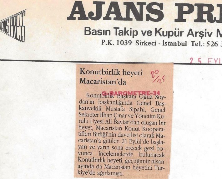 25 Eylül 1989 Barometre