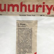 27 Ekim 1985 Cumhuriyet