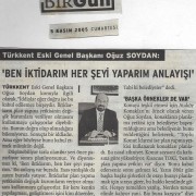 5 Kasım 2005  Birgün